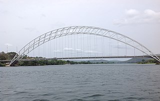 <span class="mw-page-title-main">Adomi Bridge</span> Bridge in Eastern Region, Ghana