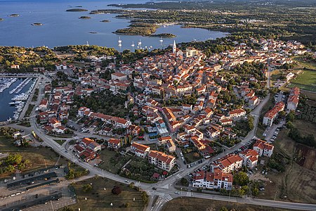 Aerial view to Vrsar