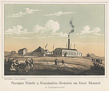 Photogen Fabrik und Braunkohlen-Bergwerk von Ernst Kämmel in Seifhennersdorf