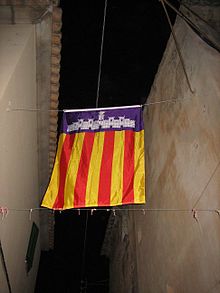 Flagge Mallorcas