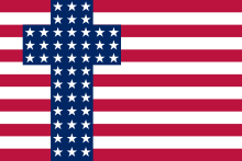 Party flag from the beginning of the 20th century American Prohibition Flag design ca 1915.svg