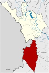 Bản đồ Tak, Thái Lan với Umphang