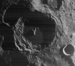 Lunar Orbiter 4 image (1967) Amundsen crater 4044 h1.jpg