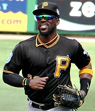 McCutchen during spring training 2016 Andrew McCutchen 2016.jpg