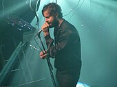 Musician performs at the Nokia Theater in Los Angeles