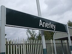 Anerley station skiltning.JPG