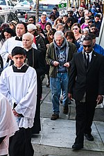 Thumbnail for File:Archbishop says rosary for end to abortion at 40 Days for Life walk March 23 2019.jpg