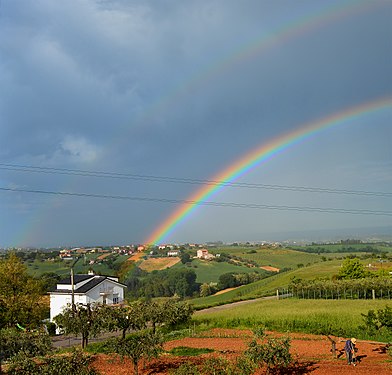 Arcobaleno dopo la pioggia