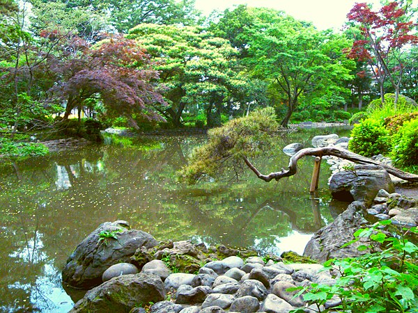 有栖川宫纪念公园 – pond of arisugawa