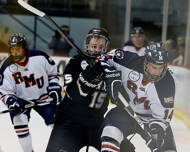 A game between Robert Morris and Army in 2013