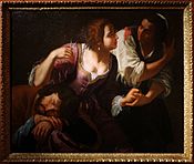 Artemisia gentileschi, samson et dalilam vers 1630-38 01.JPG