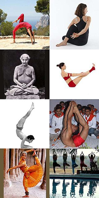 <span class="mw-page-title-main">Asana</span> Postures in hatha yoga and modern yoga practice