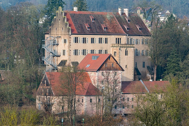 File:Aschach, Schloss und Schlossmühle, von Südosten Bad Bocklet 20191216 002.jpg