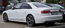 Audi S8 (D4, Facelift) - Heckansicht, 16. August 2014, Essen.jpg