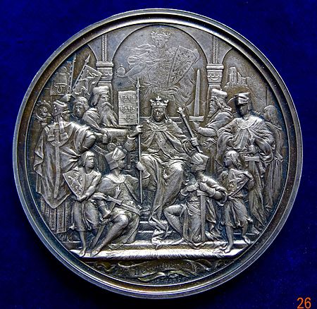 ไฟล์:Augsburg,_Silver_Medal_600th_Anniversary_of_1282_Hoftag,_obverse.jpg