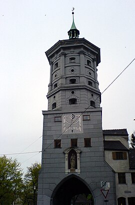 Das Wertachbrucker Tor im Georgs- und Kreuzviertel
