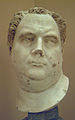 Marble bust (c.69 AD), R.A.B.A.S.F. (Madrid)