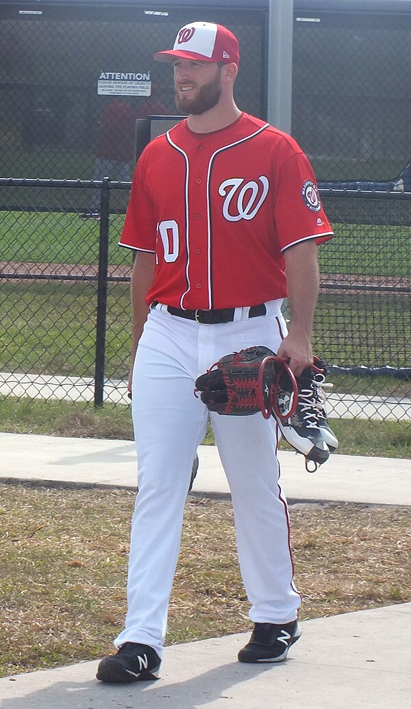 Adams with the Washington Nationals in 2017