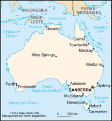 Liste Der Stadte In Australien Wikipedia