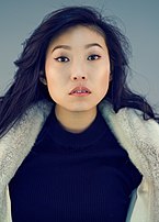 Awkwafina in a professional photograph taken in 2018.