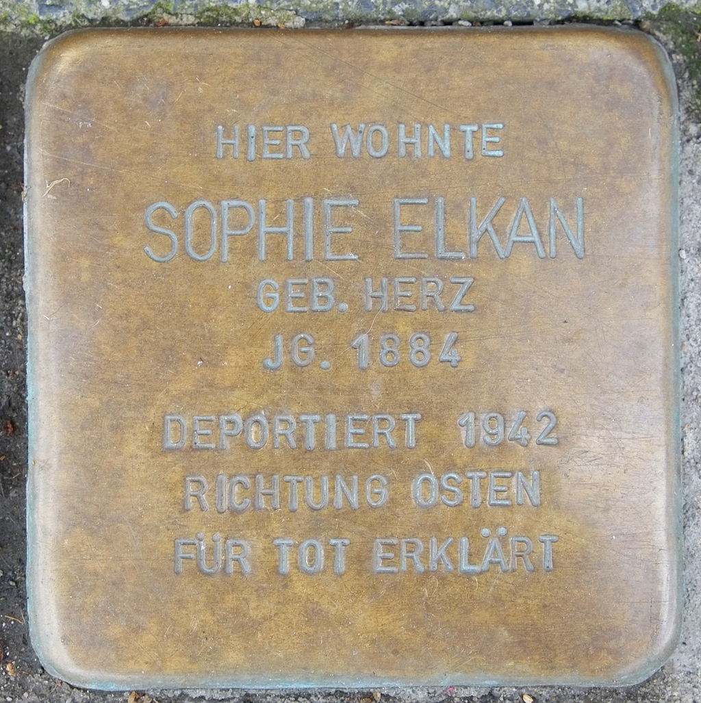 Bad Neuenahr Stolperstein Sophie Elkan geb. Herz 2872.JPG