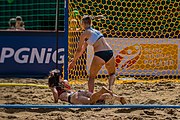 Deutsch: Beachhandball U-17-Europameisterschaften 2019 (Beach handball Euro); Tag 2: 28. Juni – Mädchen, Hauptrundengruppe I, Deutschland-Portugal 2:1 (22:12, 20:21, 9:8) English: 2019 Women's Ech Beach Handball 17; Day 2: 28 June 2019 – Girls Main Round Group I – Germany Vs. Portugal 2:1 (22:12, 20:21, 9:8)