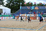 Deutsch: Beachhandball Europameisterschaften 2019 (Beach handball Euro); Tag 3: 4. Juli 2019 – Frauen, Hauptrunde Gruppe II, Deutschland-Spanien 1:2 (18:24, 24:14, 8:9) English: Beach handball Euro; Day 3: 4 July 2019 – Women Main Round Group II – Germany-Spain 1:2 (18:24, 24:14, 8:9)