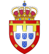 Wapen, kroonprinsen van Portugal (Crown) .svg