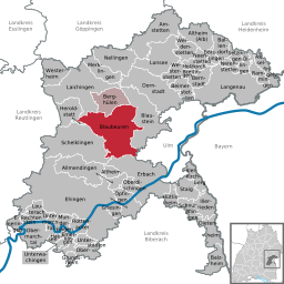 Blaubeuren i Alb-Donau-Kreis