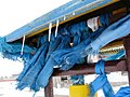 Blue silk scarves (“hadag”) in Karakorum, Mongolia -- the capital of the Mongol Empire between 1235 and 1260.jpg