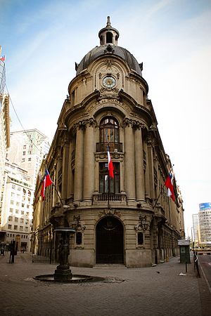 Edificio de la Bolsa de Comercio de Santiago