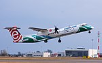 Un bombardier Q400.