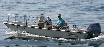 17-foot (5.2 m) Boston Whaler Montauk in 2002 Boston Whaler.jpg