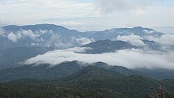 View looking South from the Summit of Mount Union the highest peak in the Bradshaw Mountains