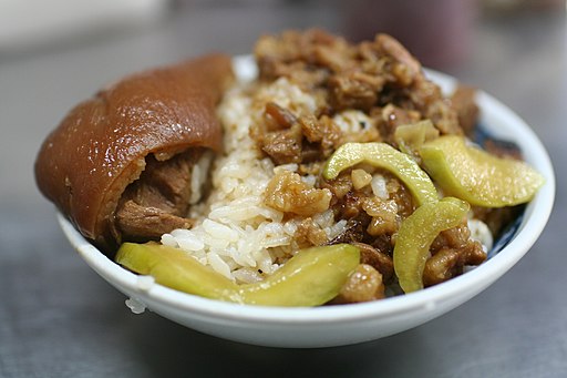Braised pork rice in Taichung