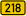 Bundesstraße 218 number.svg