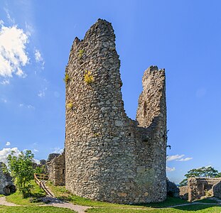 Bergfried Hohenfreyberg Castle Bavaria Germany