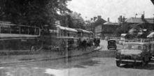 Buxton in 1965 with shoppers and tourists filling Spring Gardens