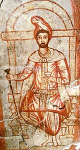Заратустра III бӀешеран антикан Дура-Европос гӀалан (Шема) фрескан тӀаьхь