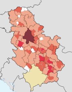 COVID-19-uitbraakgevallen in Servië.png