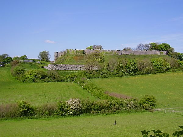 Carisbrooke Castle, on the Isle of Wight, where Charles was held in December 1648