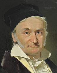 Carl Friedrich Gauss (1777–1855), painted by Christian Albrecht Jensen