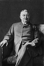 Cecil John Rhodes, the 6th Prime Minister of the Cape Colony (divided between two provinces in modern-day South Africa) and founder of the De Beers diamond company. Cecil Rhodes - Project Gutenberg eText 16600.jpg