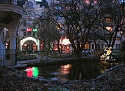 Centralbadet och parken en novemberkväll 2009