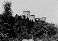 Le château vu du sud en 1910.