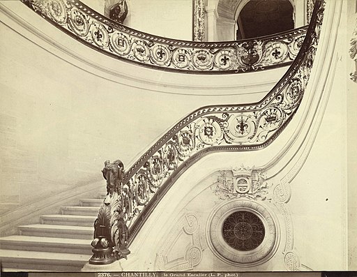 Chantilly, Condé Museum (Château de Chantilly). The Grand Staircase (3485969803)