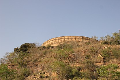 Chausath Yogini Temple on hilltop