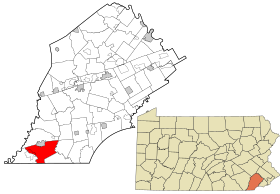 Localização de East Nottingham Township