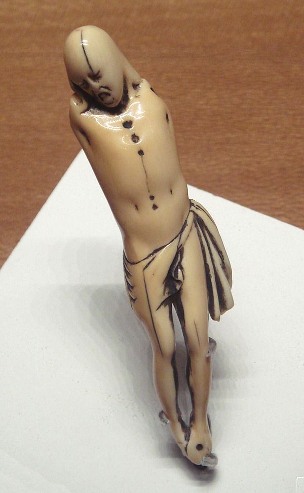 Netsuke depicting Christ, 17th century, Japan.