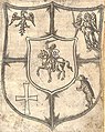 Coat of arms of Aleksandras Jogailaitis from the speech of Erasmus Vitellius in Rome, 1501 (cropped).jpg